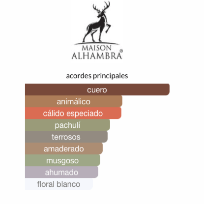 Maison Alhambra Amber & Leather Unisex Extra Larga Duracion Perfumed Spray 250ML - LE SHOP COLOMBIA