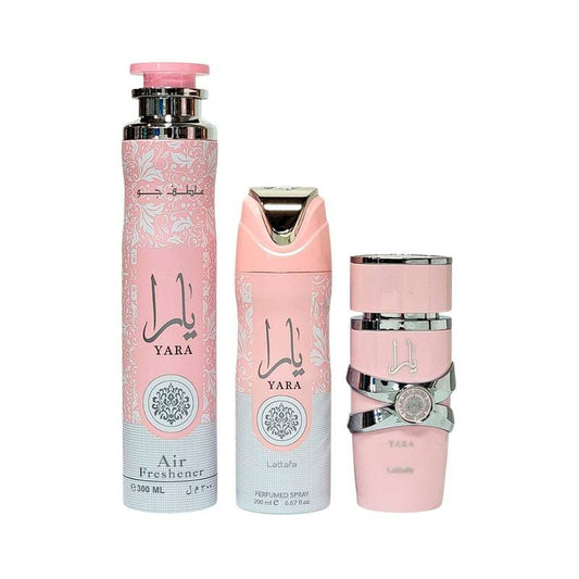 Set Lattafa Yara Eau De Parfum X 3 Piezas - LE SHOP COLOMBIA