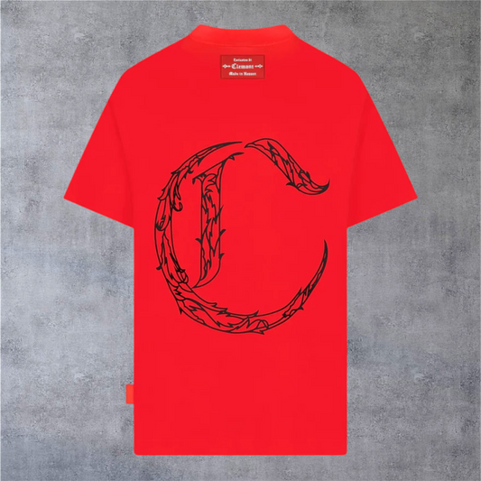 Camiseta Clemont Meditazione 2 Oversized Rojo