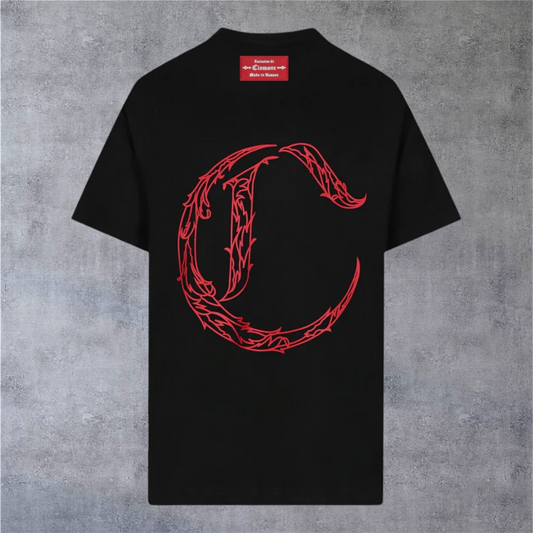 Camiseta Clemont Meditazione 2 Oversized Negro