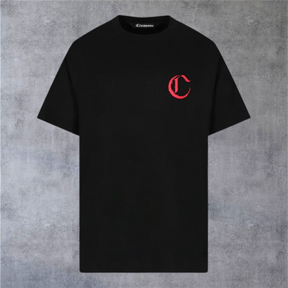 Camiseta Clemont Orione Oversized Negro
