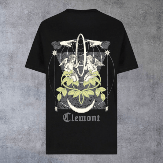 Camiseta Clemont Icosa Negra - LE SHOP COLOMBIA