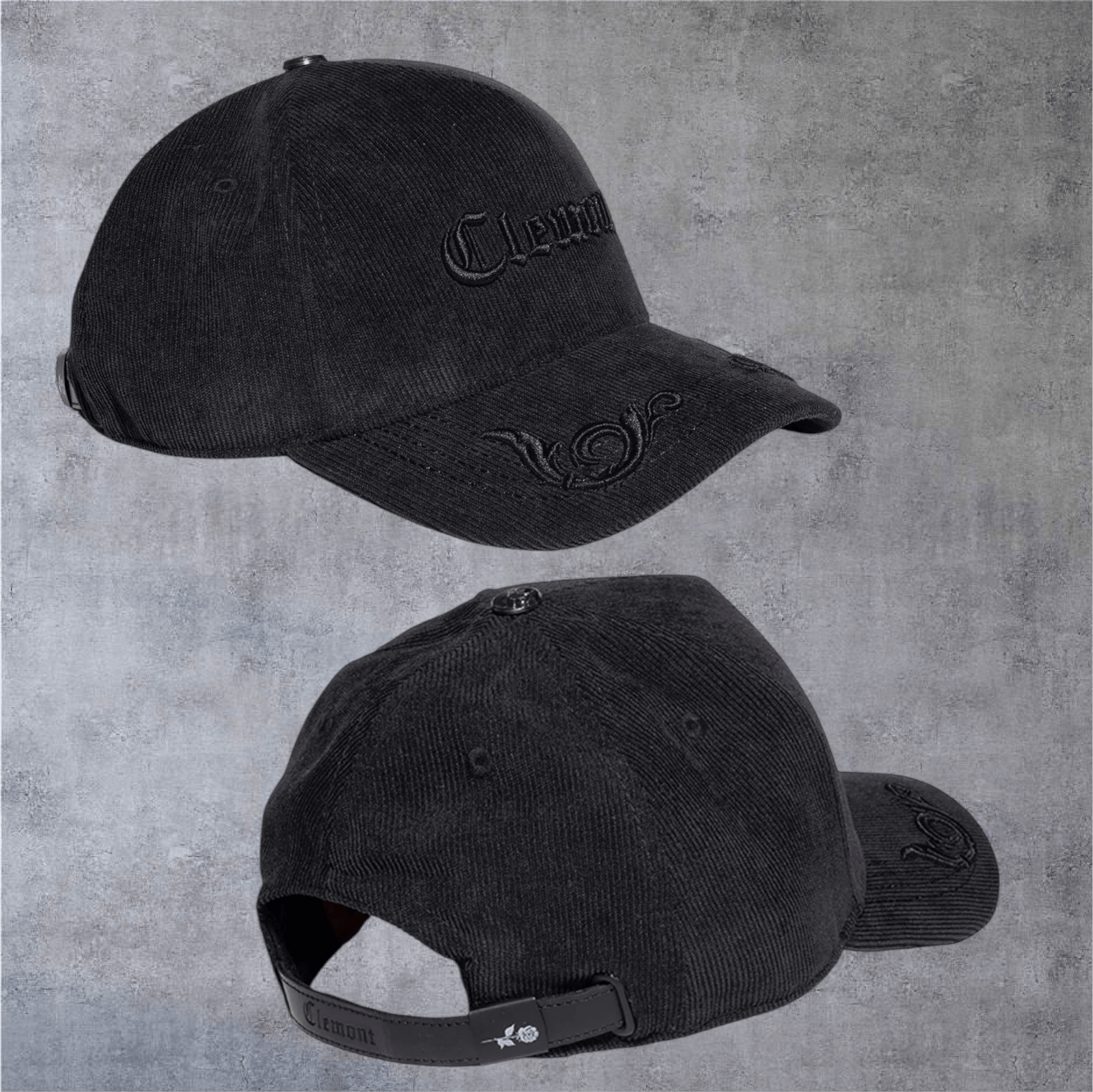 Gorra Clemont Tormentato Negro - LE SHOP COLOMBIA