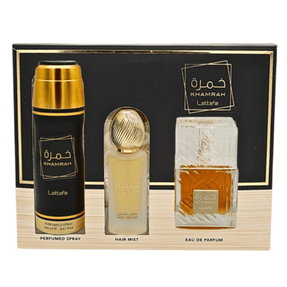 Set Lattafa Khamrah Eau de Parfum X 3 Piezas - LE SHOP COLOMBIA